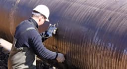 Поиск трещин и измерение толщины изоляционного покрытия дефектоскопом ВИД-345 — ТОО "VoltEra"