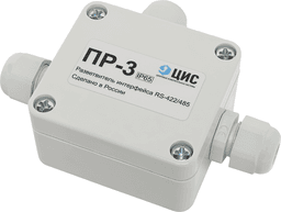 Пассивный разветвитель интерфейса ПР-3 RS-422/485 в герметичном исполнении IP65, поставляемый ТОО ВольтЭра