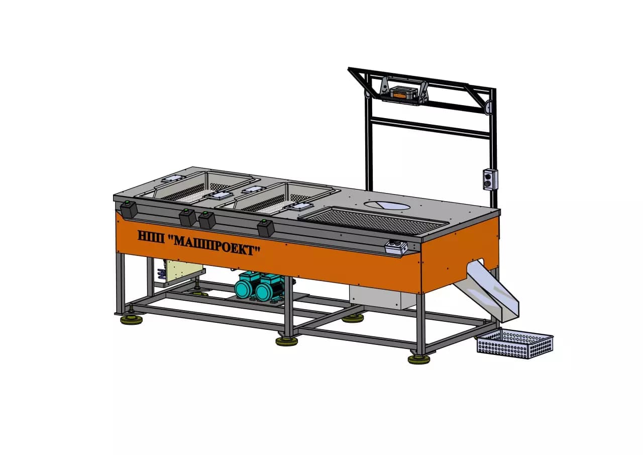 Стенд для магнитопорошковой дефектоскопии «СОН 26-02» Машпроект
